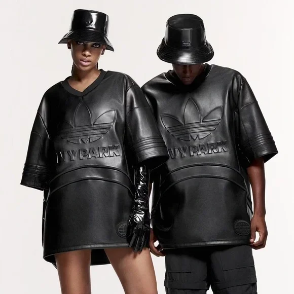 IVY PARK | Tops | Adidas X Ivy Park Noir Black Faux Leather